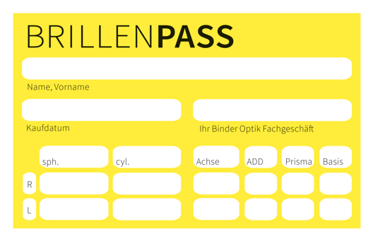 Brillenpass