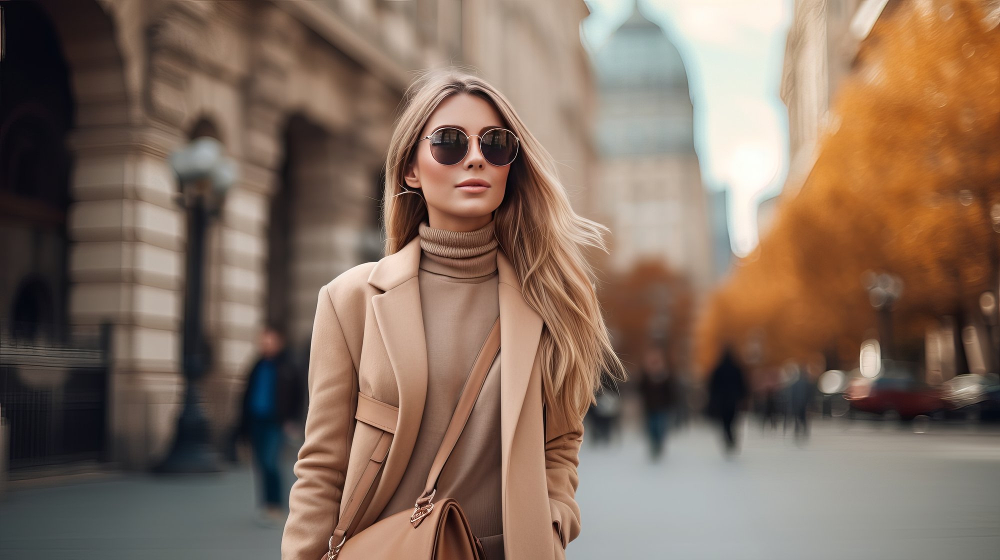 Frau mit Sonnenbrille